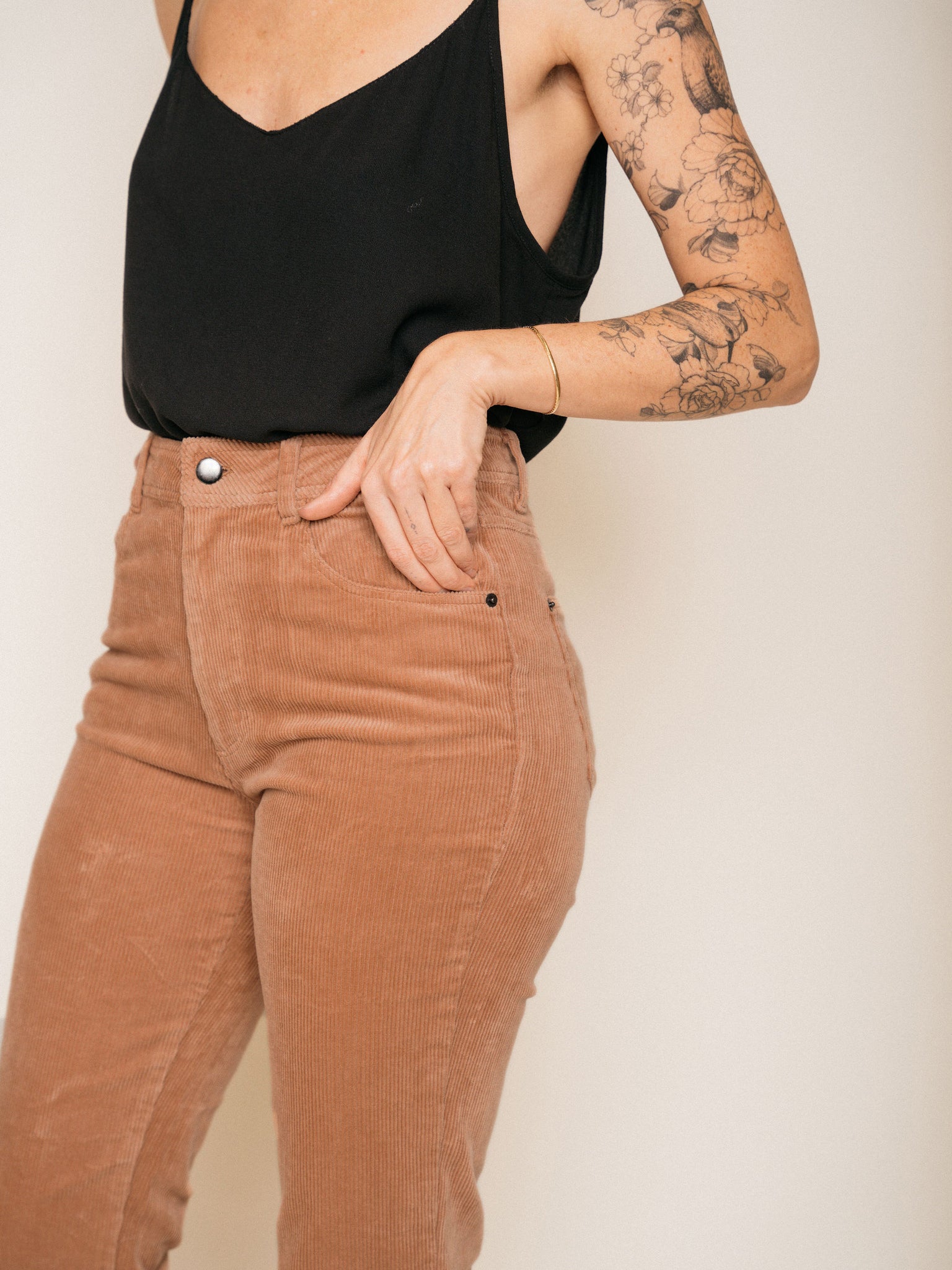 Milled Flare Pants - Winter Rose